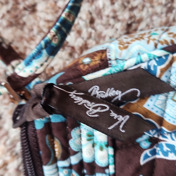 Vera Bradley Java Blue Mini Crossbody Bag - Picture 11 of 12